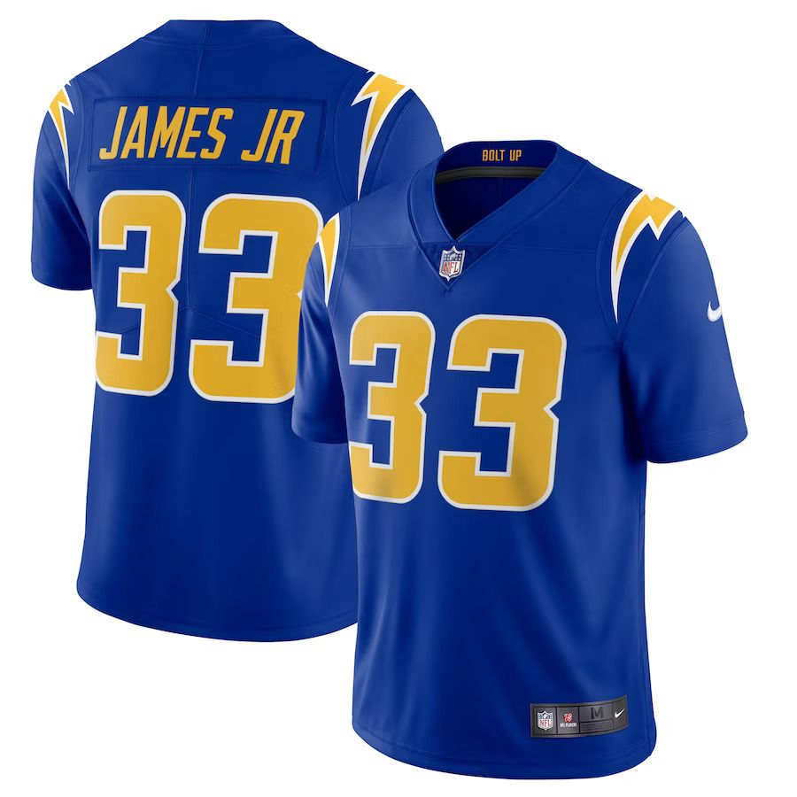 Men Los Angeles Chargers #33 Derwin James Nike Royal 2nd Alternate Vapor Limited NFL Jersey